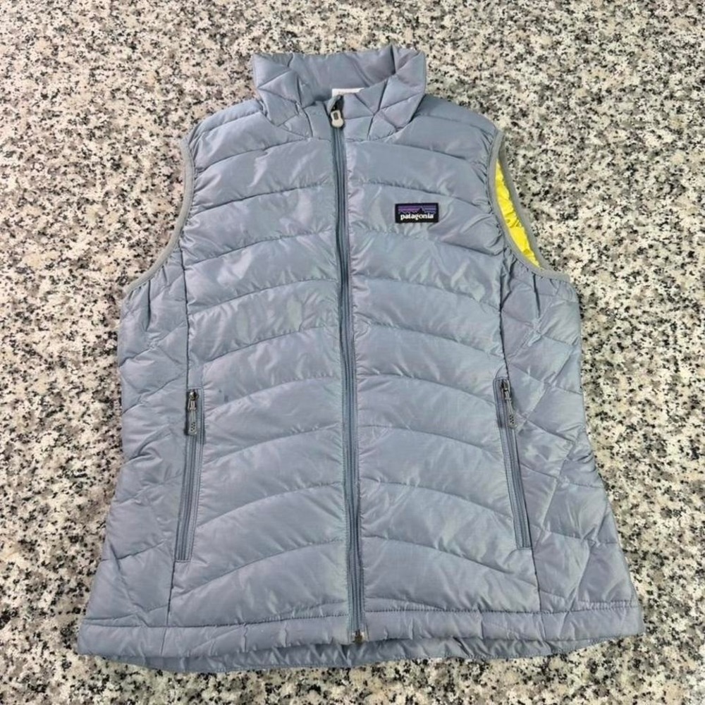 Patagonia Women's Blue Nano Down Sweater Quilted Puffer Vest XS 51884